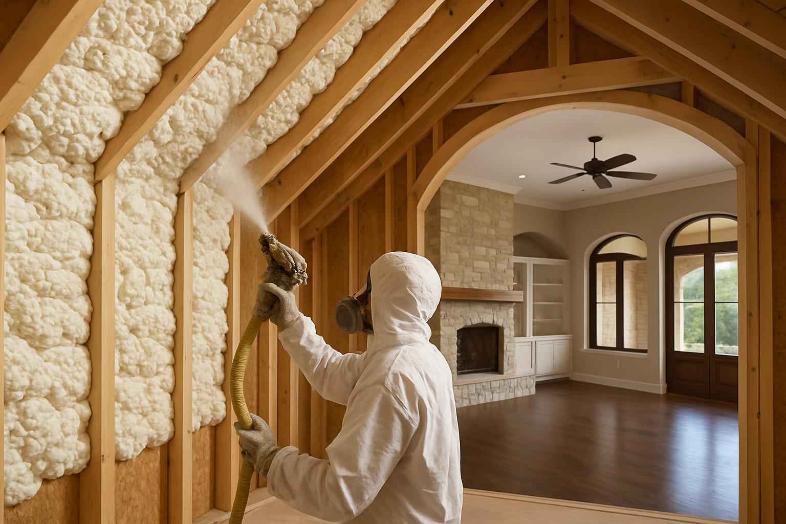 Whole Home Foam Installation in Mason TX