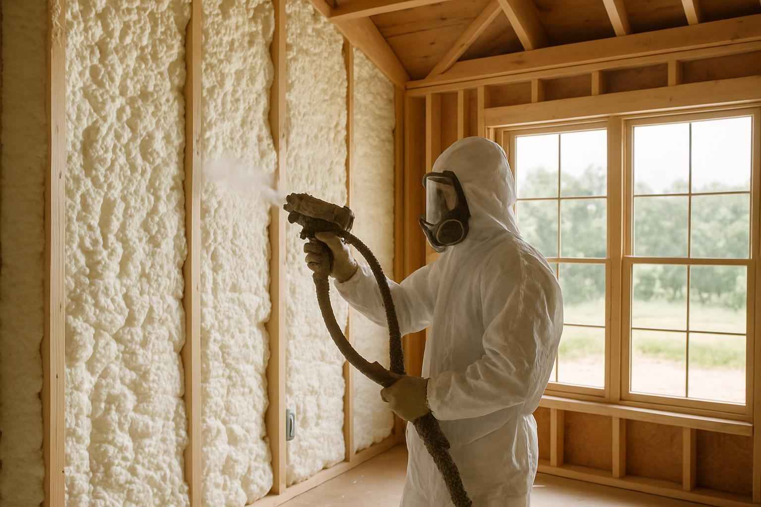 Whole Home Foam Installation in Pontotoc TX