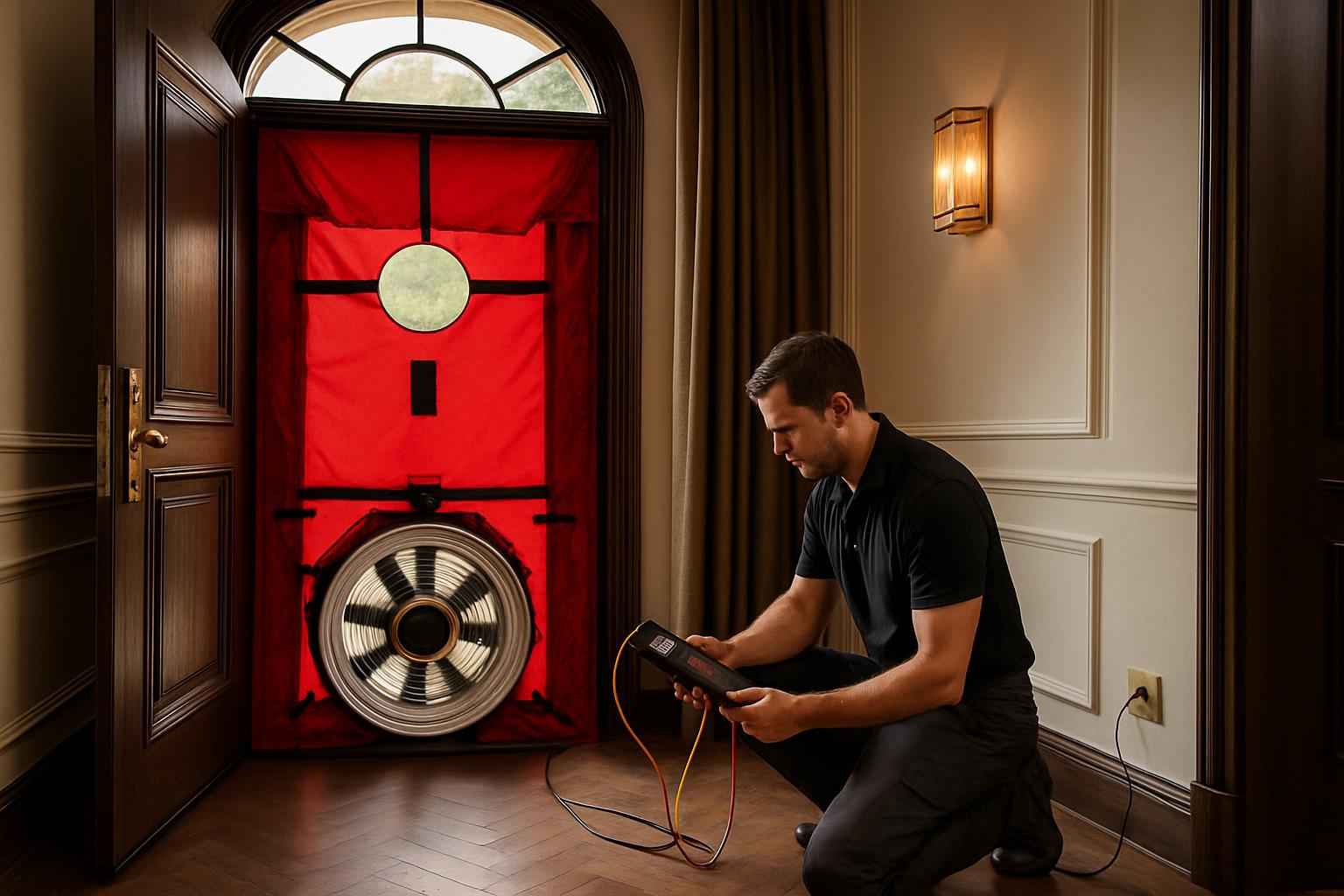 Blower Door Leak Seal Service