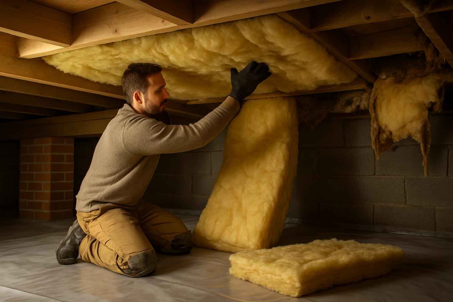 Crawl Space Insulation Repair