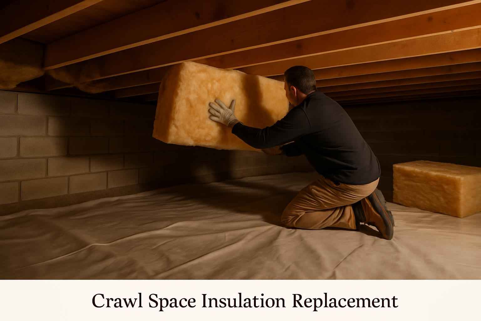 Crawl Space Insulation Replacement