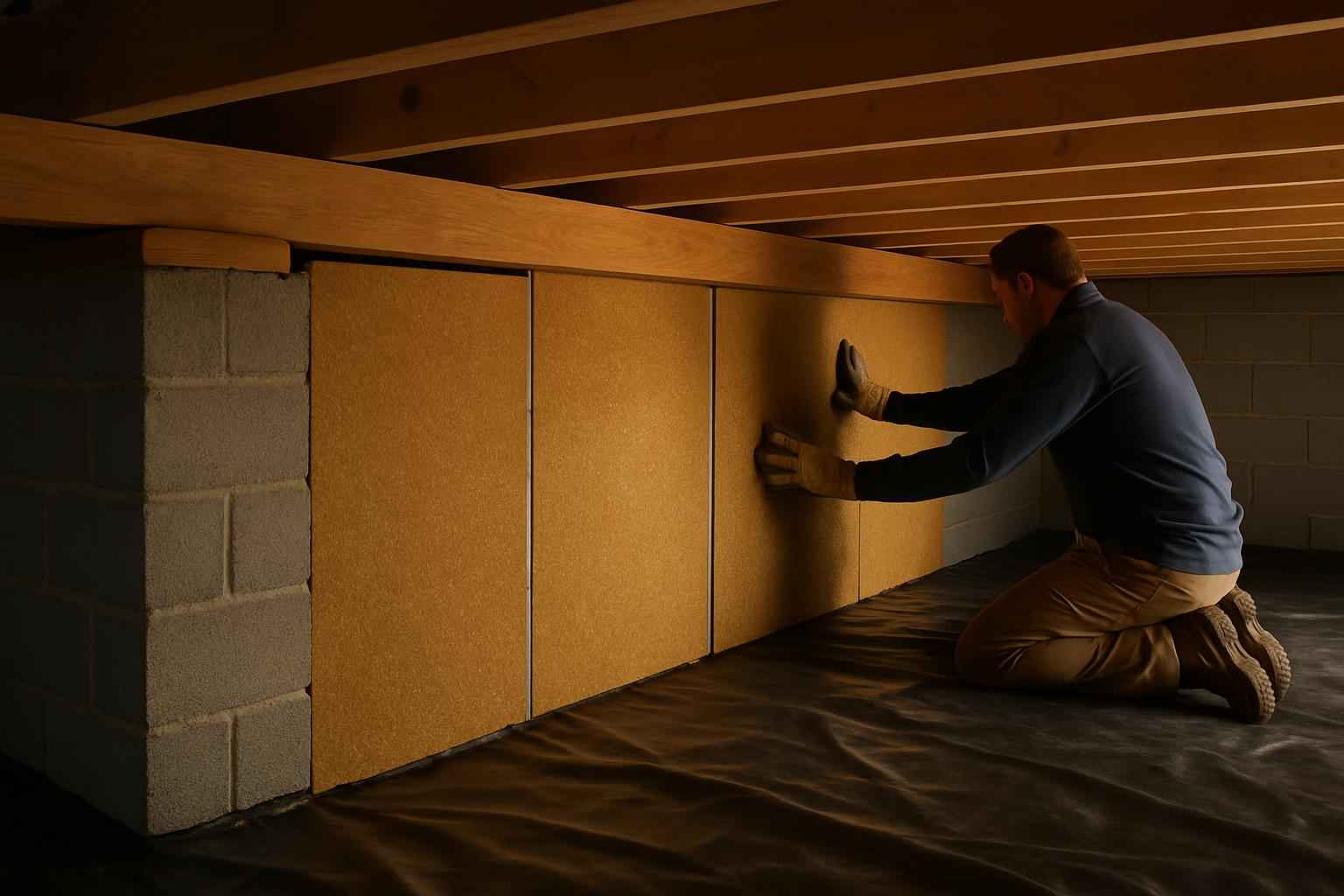Crawl Space Retrofit Insulation