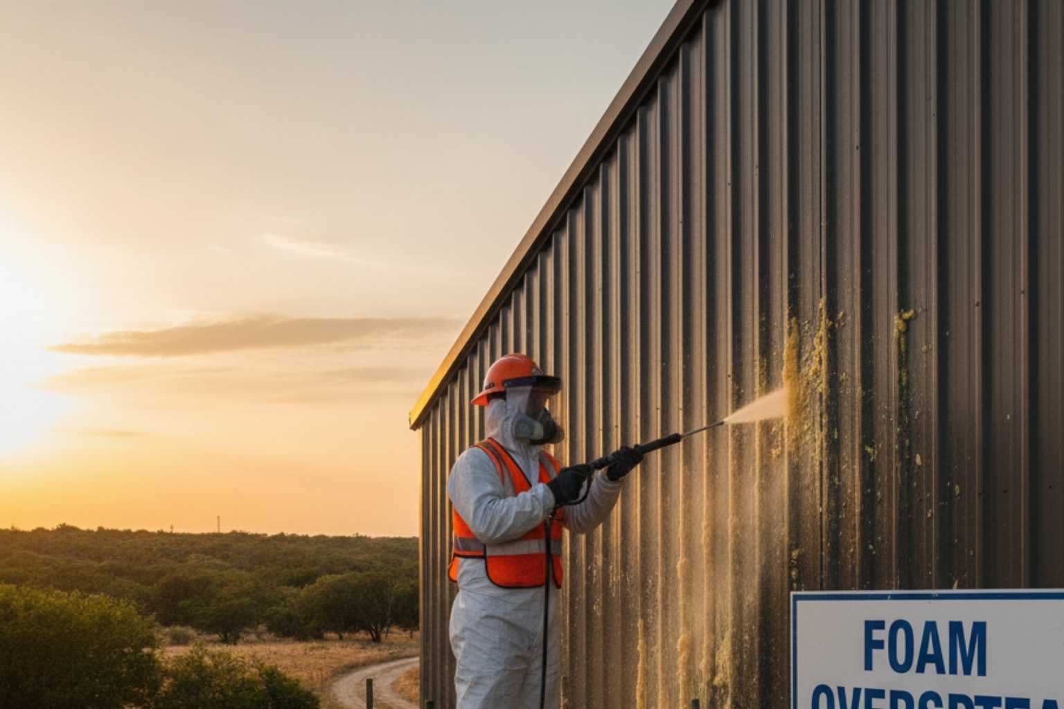 Foam Overspray Removal Service In Hye TX