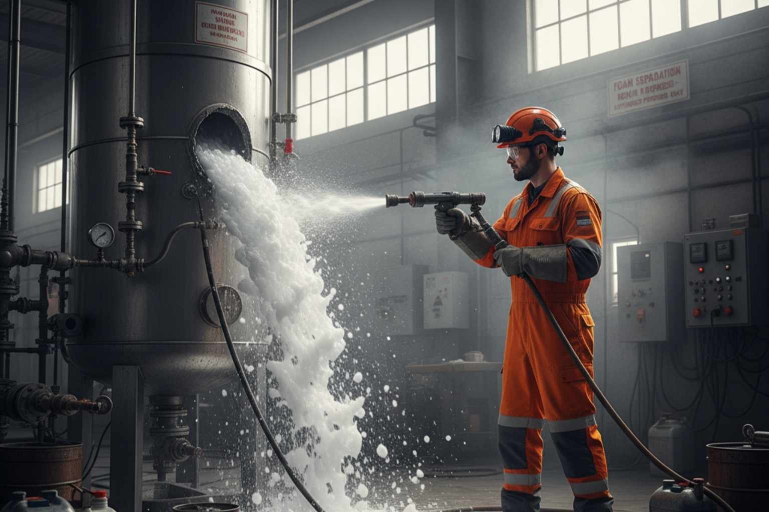 Foam Overspray Removal Service