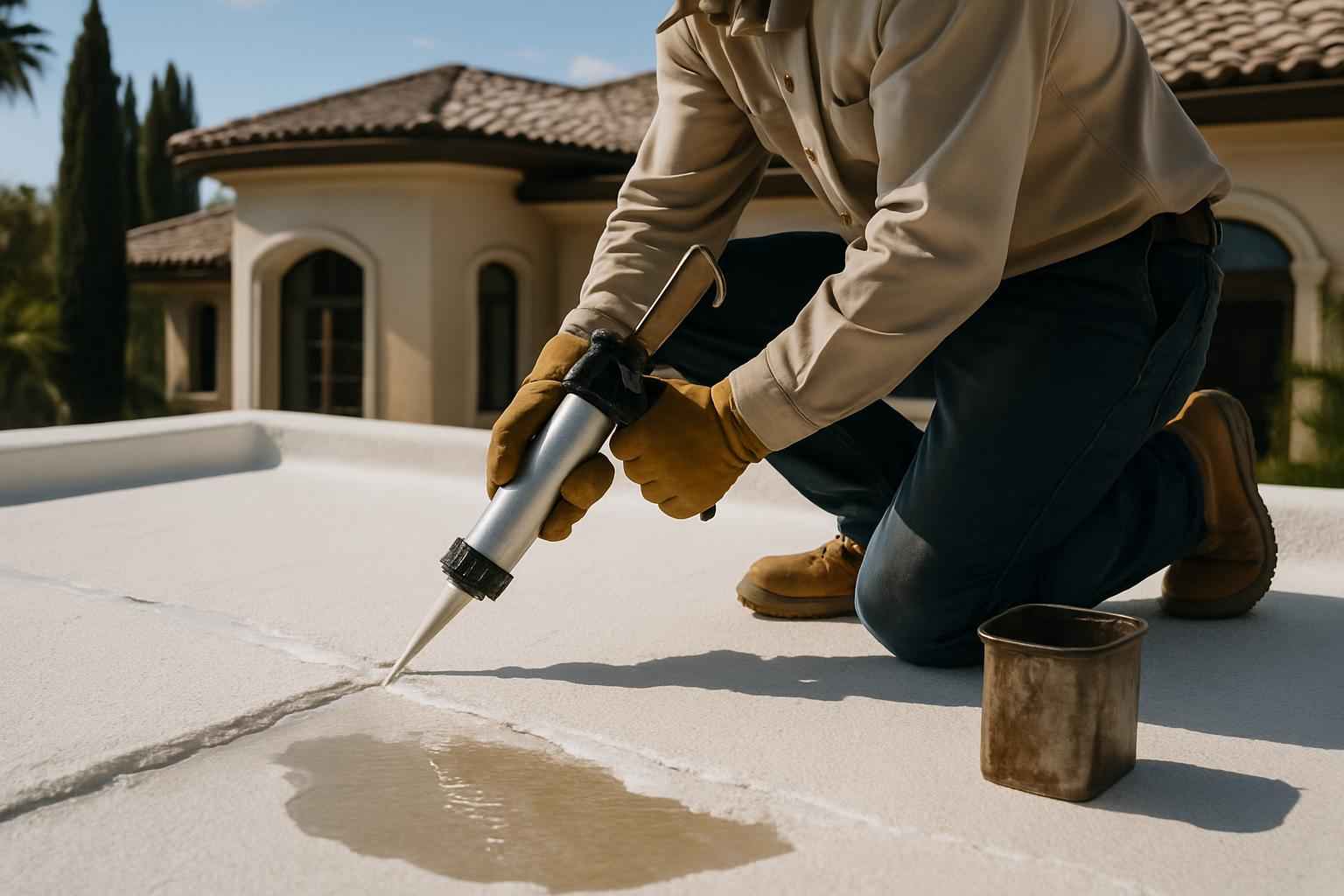 Foam Roof Leak Repair Service
