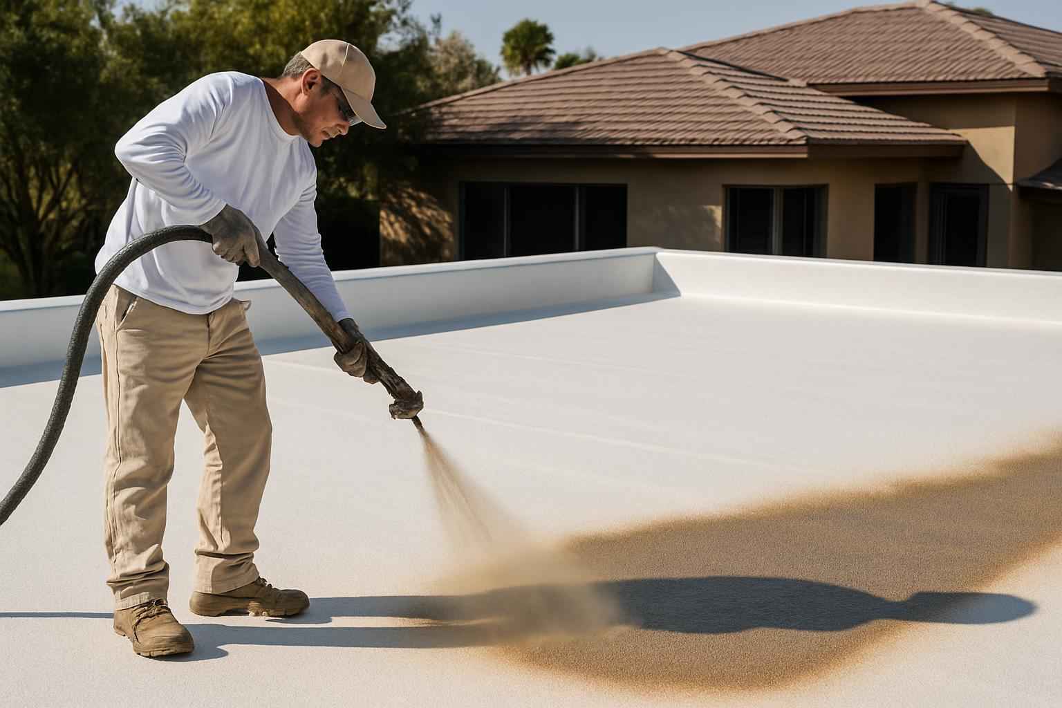 Foam Roof Recoat Maintenance