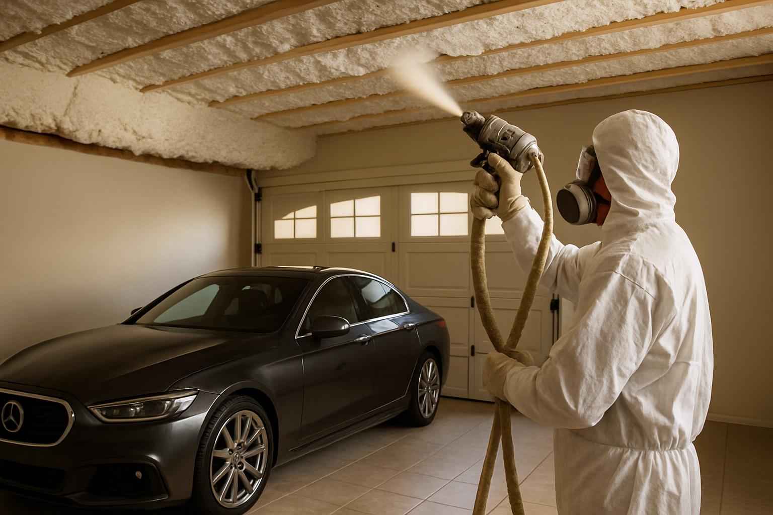 Garage Ceiling Foam Service