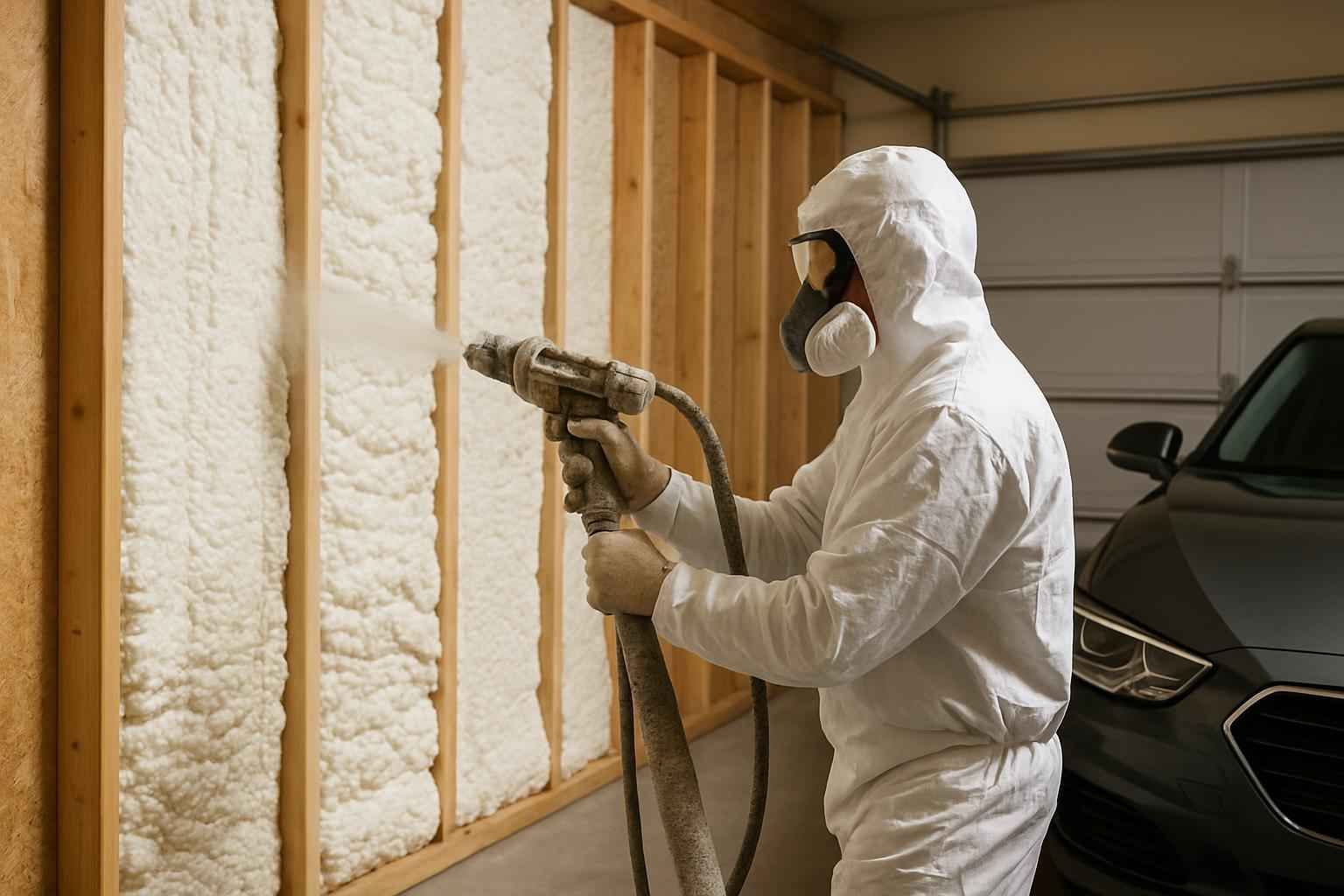 Garage Wall Foam Installer