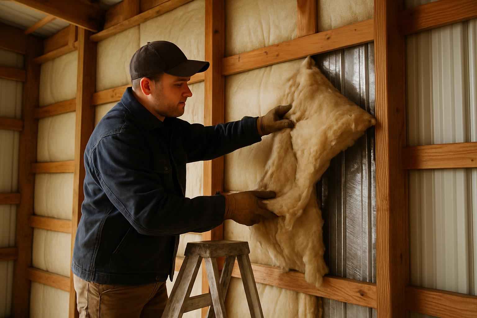 Pole Barn Insulation Repair