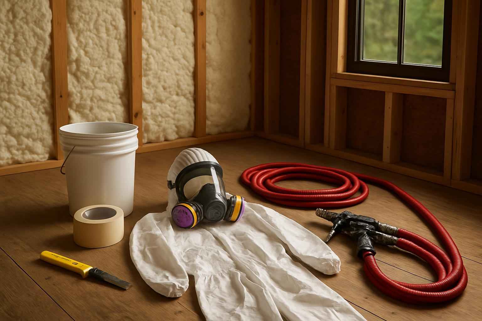 Prep For Spray Foam Installation