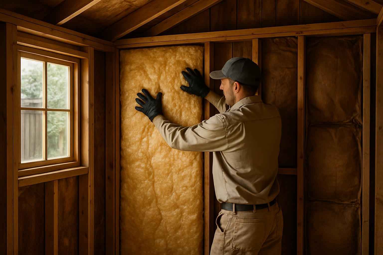 Shed Insulation Repair