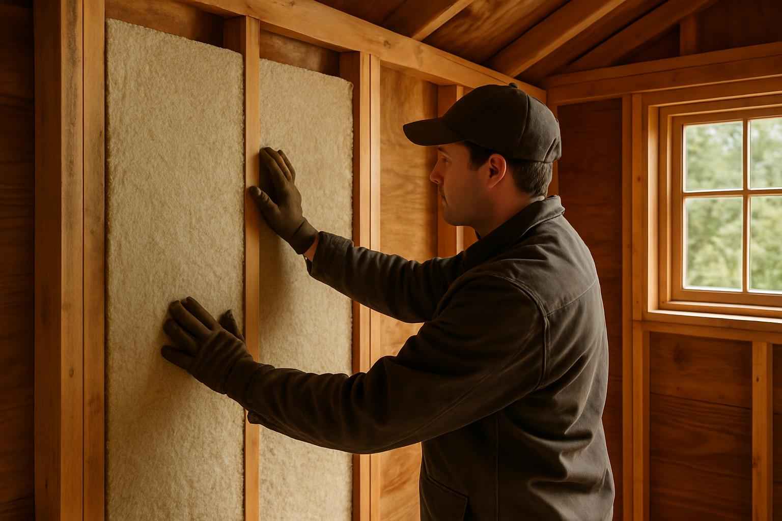 Shed Insulation Retrofit