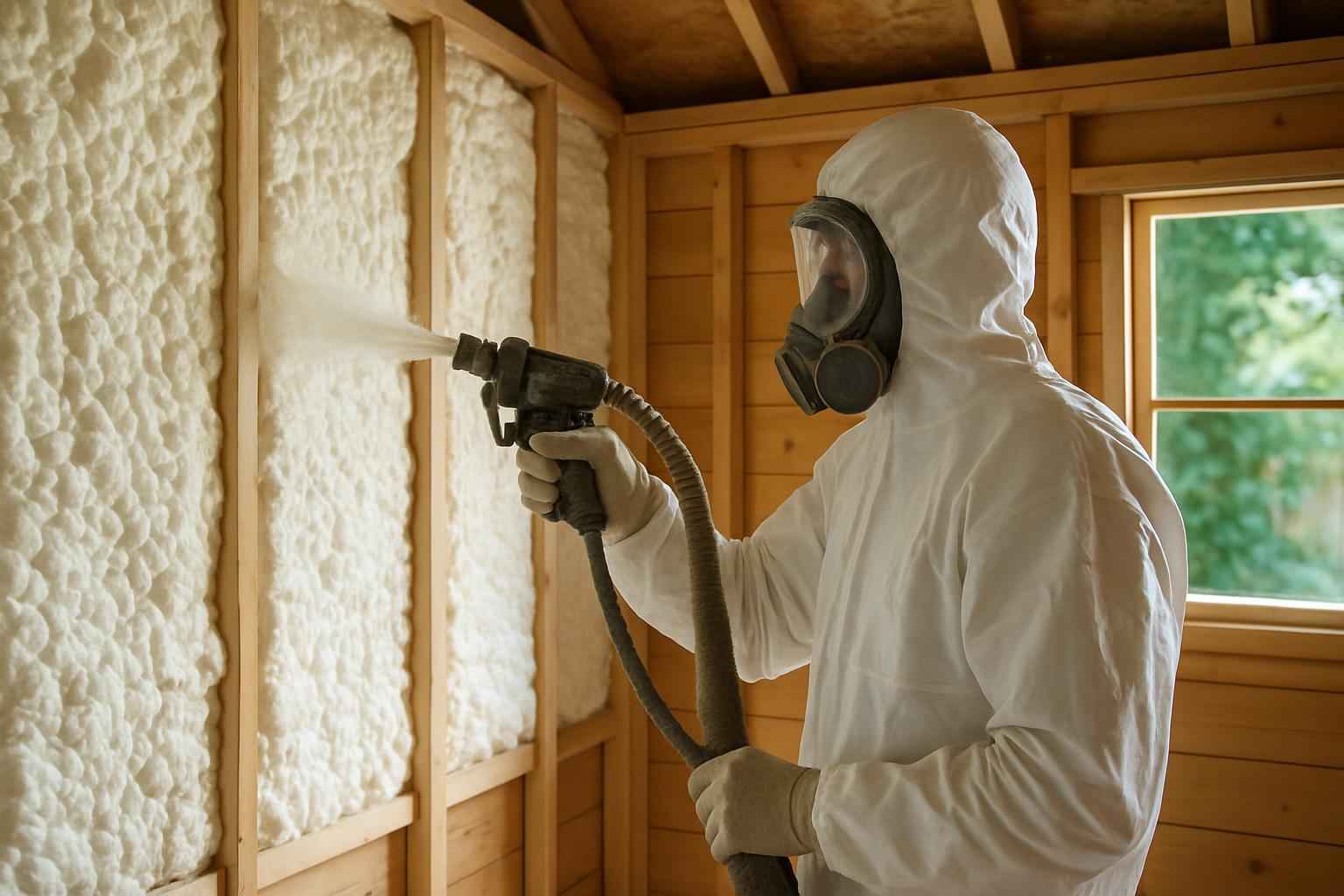 Shed Wall Foam Service