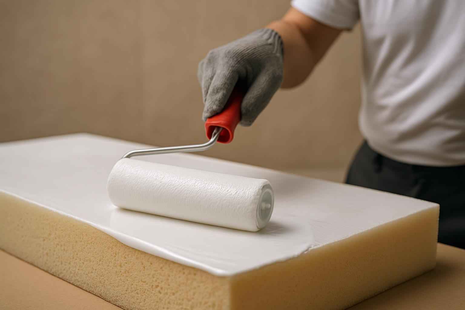 Silicone Coating Over Foam