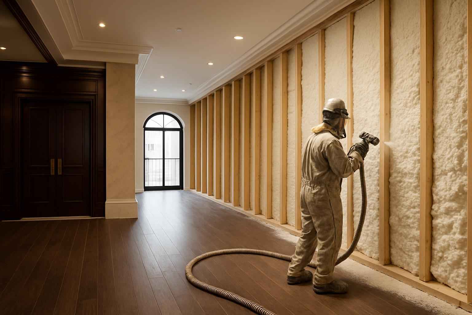 Tenant Finish Foam Insulation