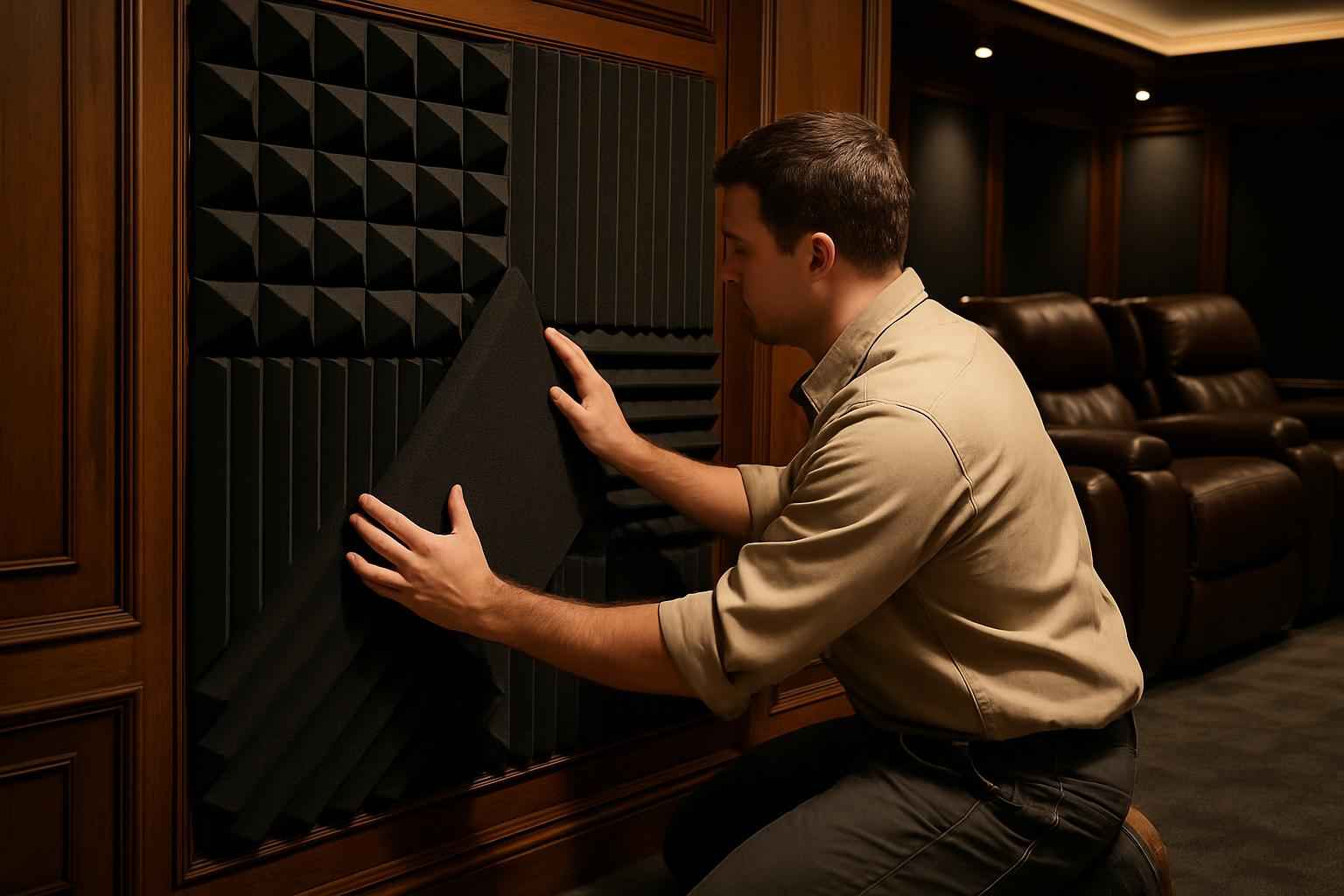 Theater Room Foam Installer
