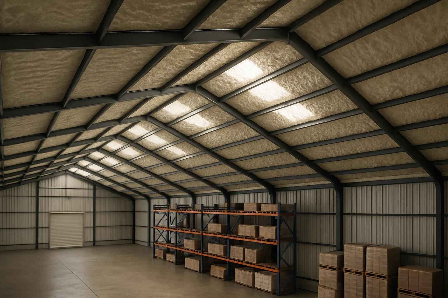 Warehouse Metal Roof Foam