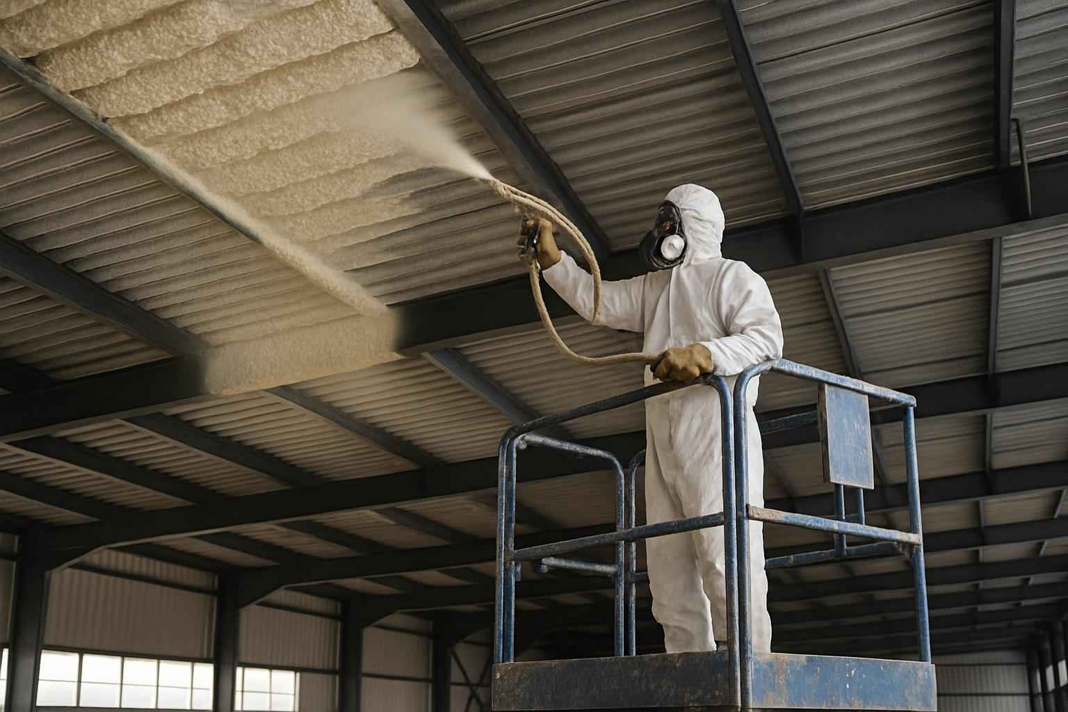 Warehouse Roof Foam Service