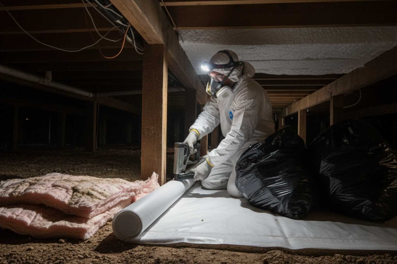 crawl space insulation replacement in comfort tx