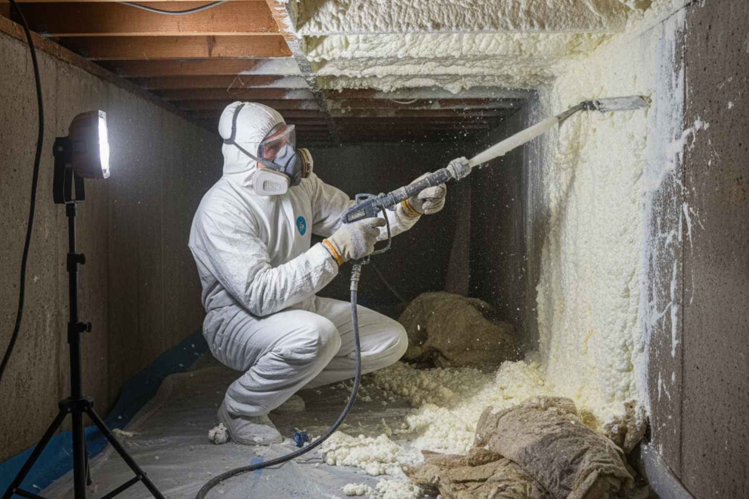 foam overspray removal service in kerrville tx