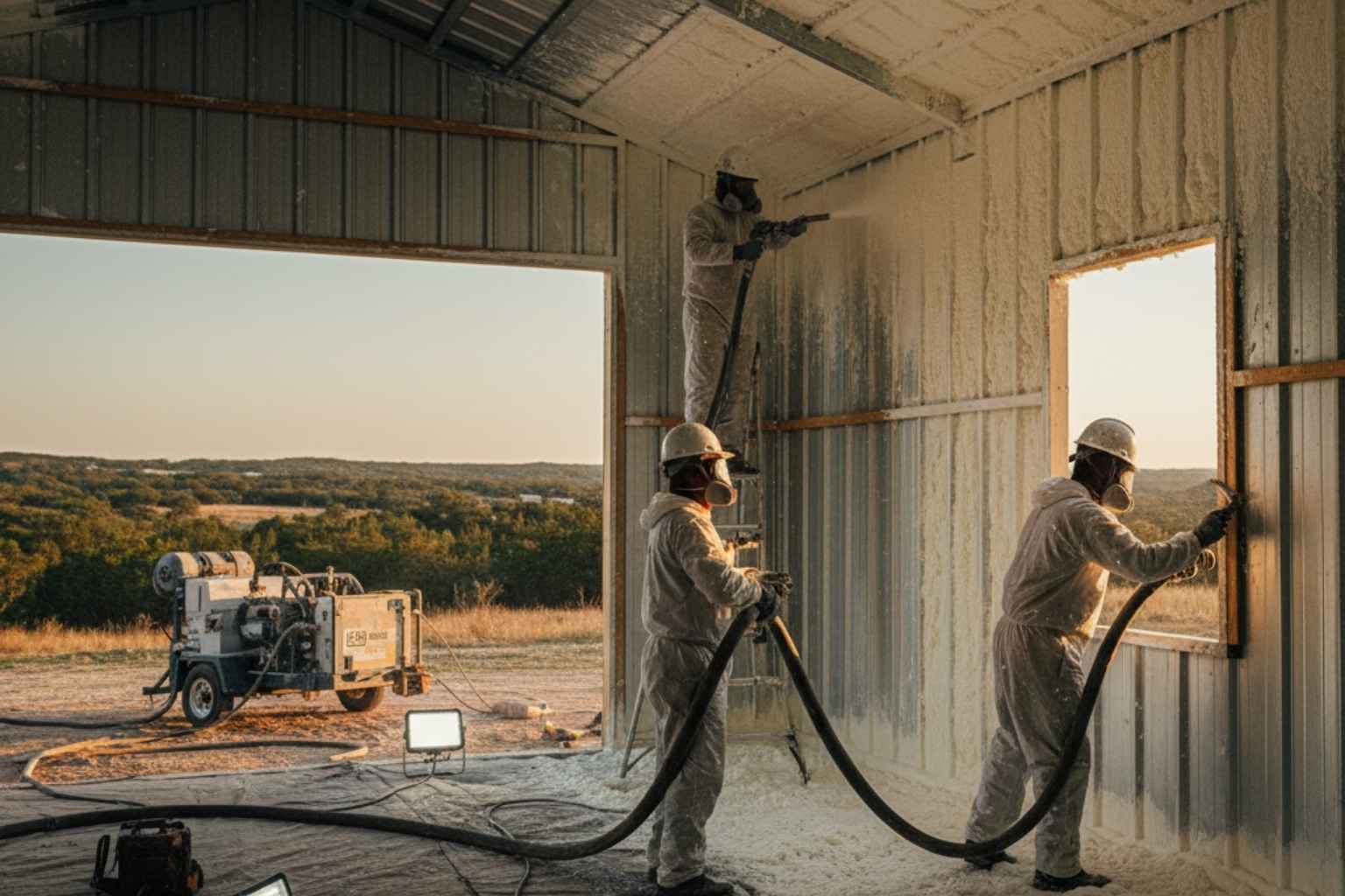 spray foam insulation company near me in kendalia tx