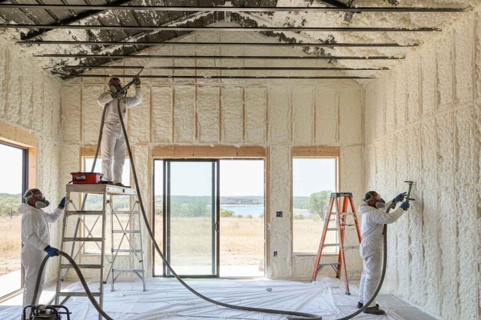 Barndominium Insulation Repair In Horseshoe Bay TX
