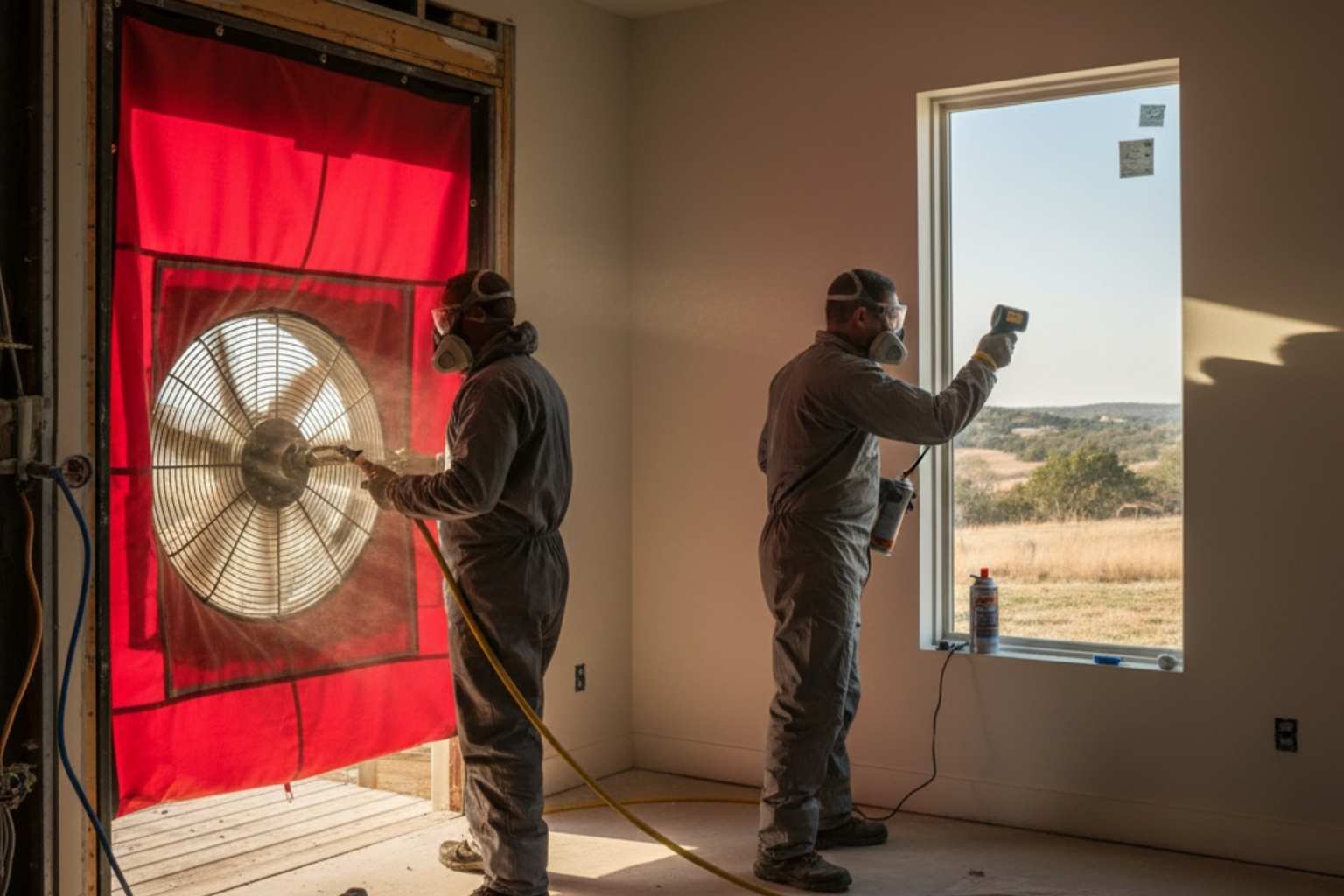 Blower Door Leak Seal Service in Cypress Mill TX
