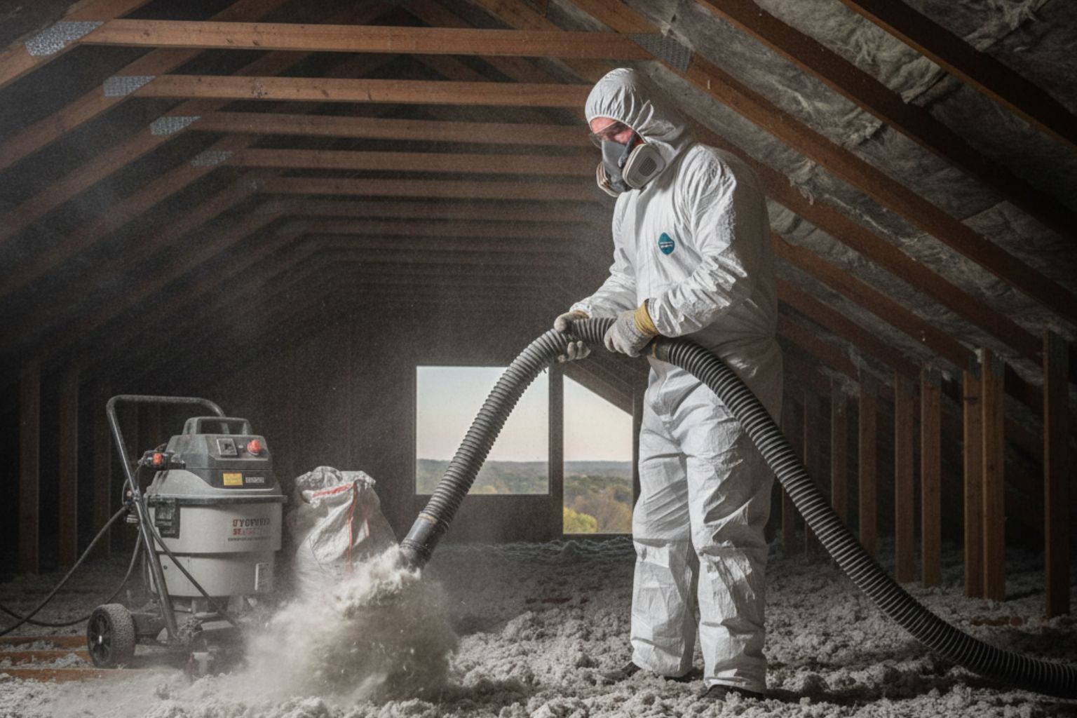 Blown Insulation Removal in Boerne TX