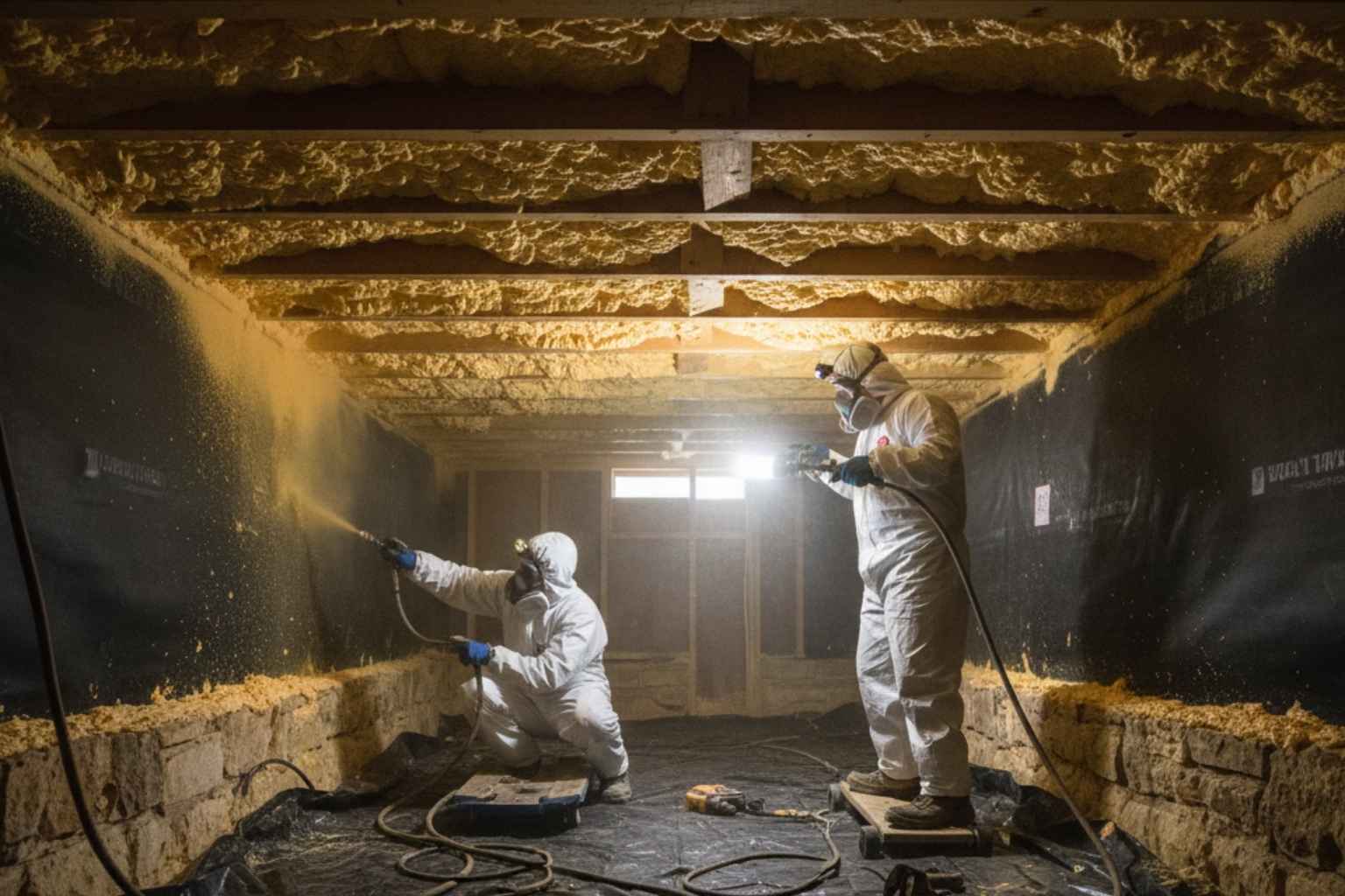 Closed Cell Crawl Space Insulation in Horseshoe Bay TX