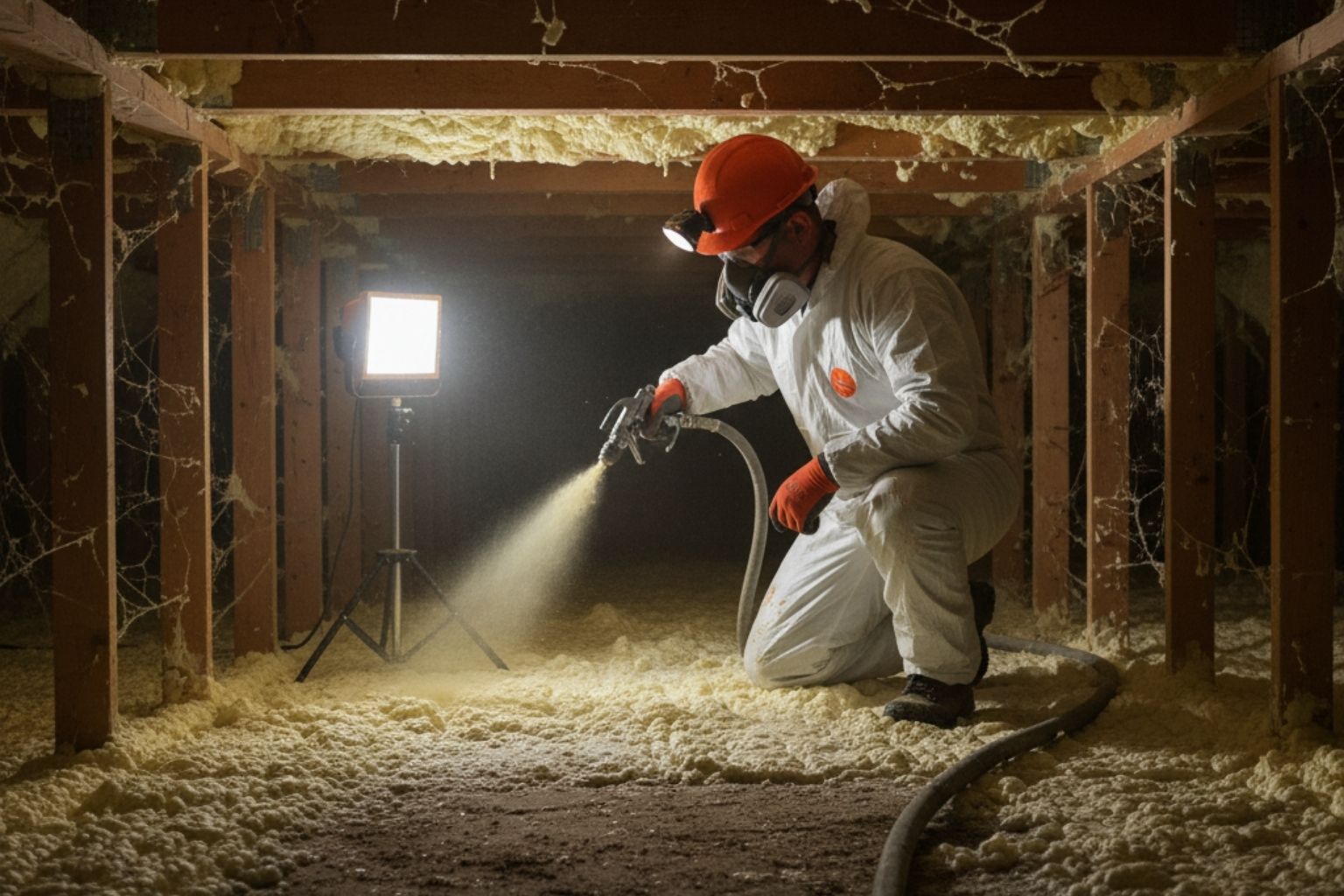 Crawl Space Insulation Repair in Hunt TX