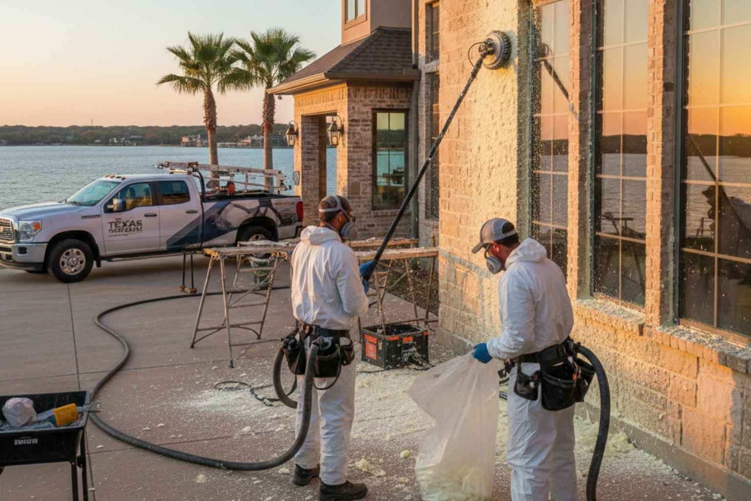 Foam Overspray Removal Service in Horseshoe Bay TX