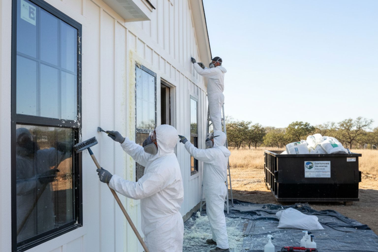 Foam Overspray Removal Service in Kingsland TX