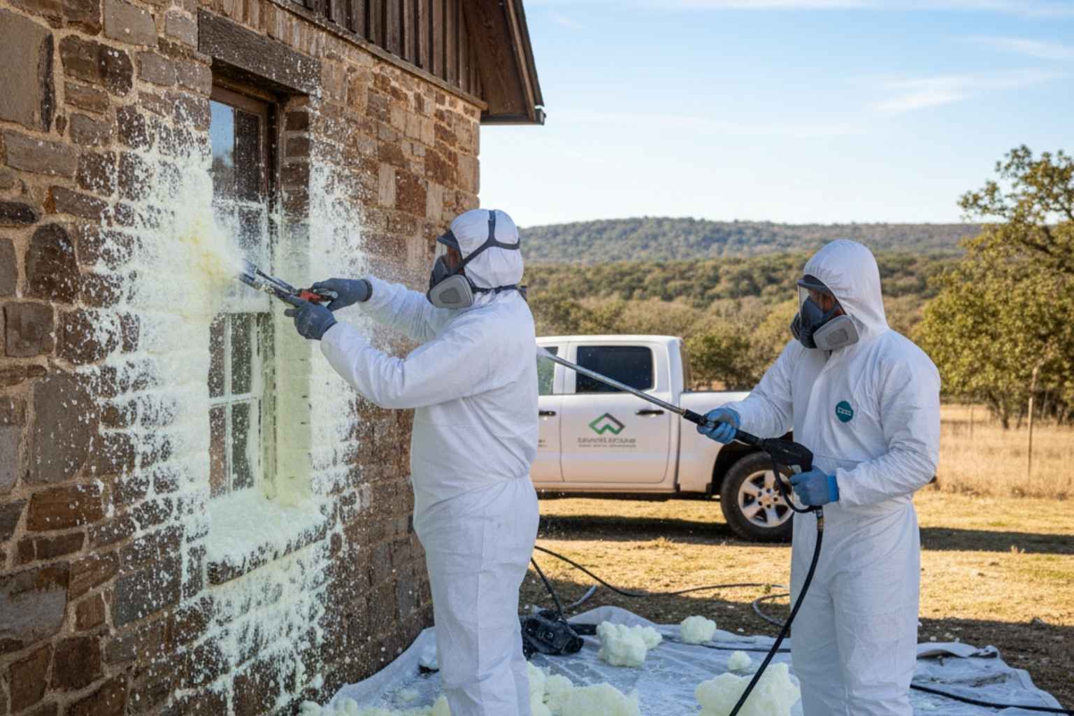 Foam Overspray Removal Service in Llano TX