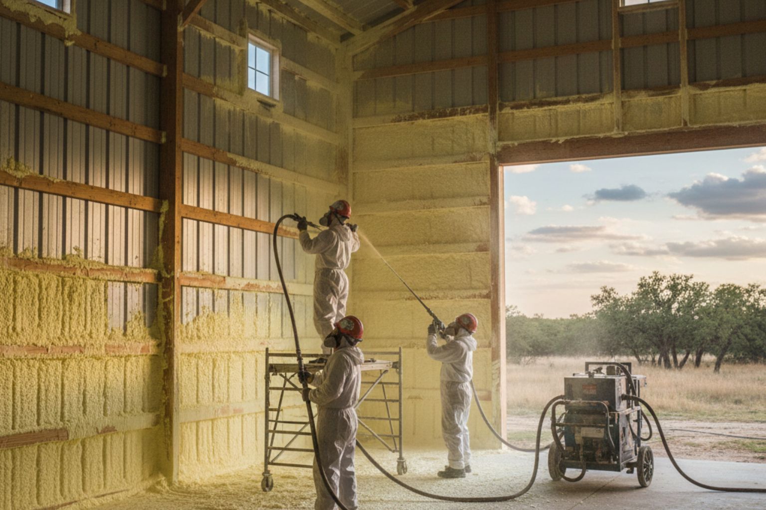 Pole Barn Insulation Company Near Me in Kingsland TX