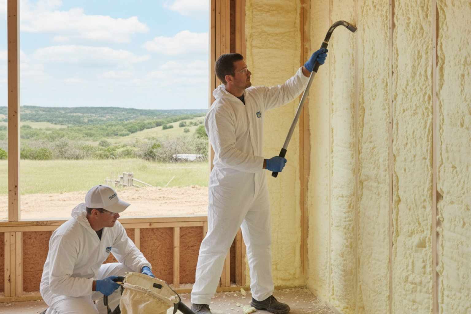 foam overspray removal service in kendalia tx