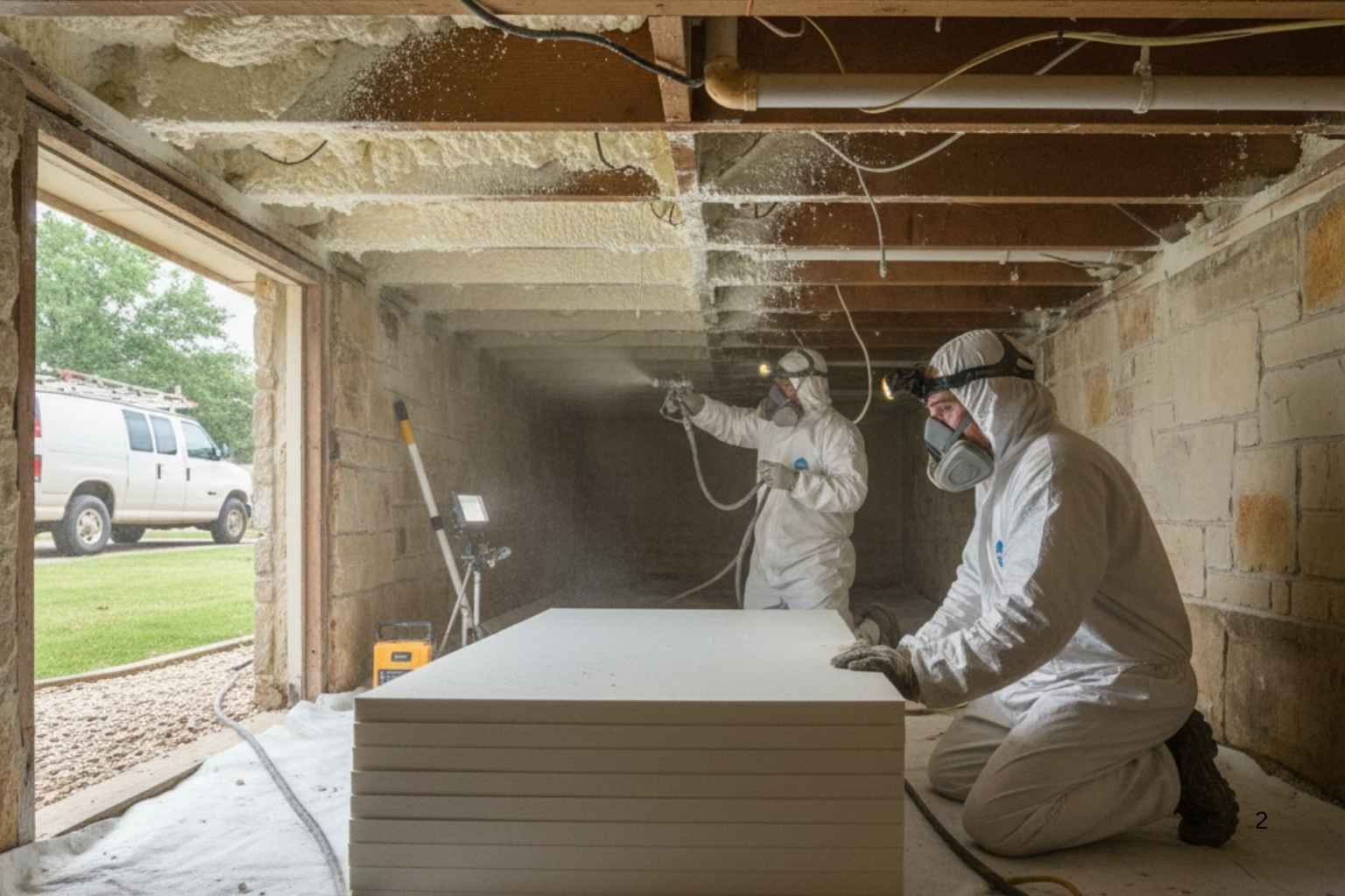 Crawl Space Retrofit Insulation in Burnet TX