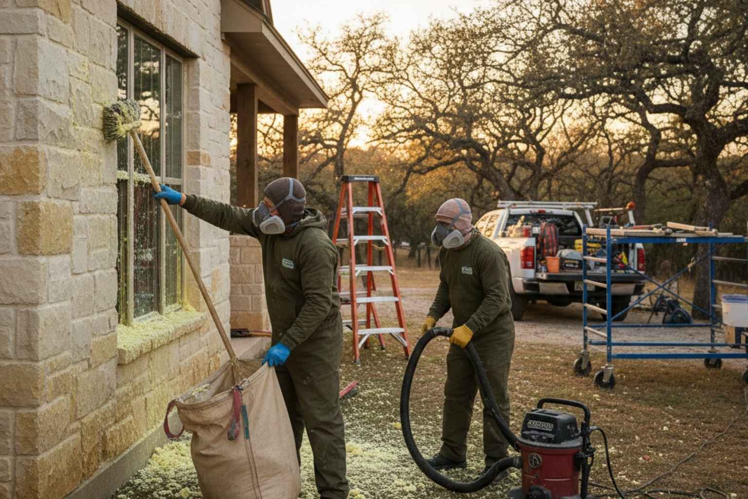 Foam Overspray Removal Service in Burnet TX