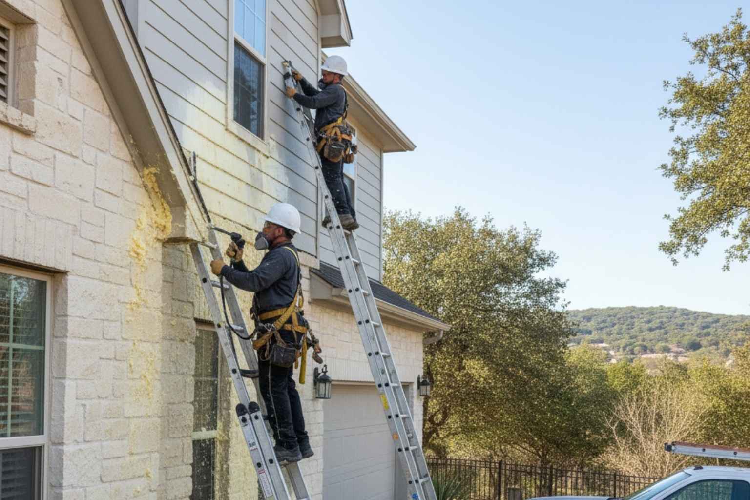 Foam Overspray Removal Service in Mason TX