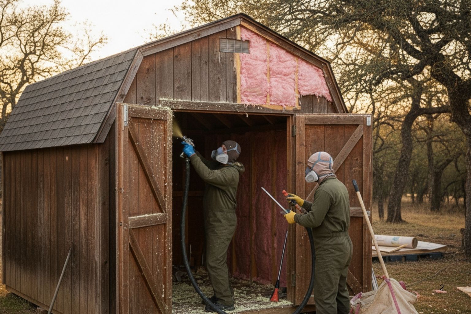 Shed Insulation Repair In Fischer TX