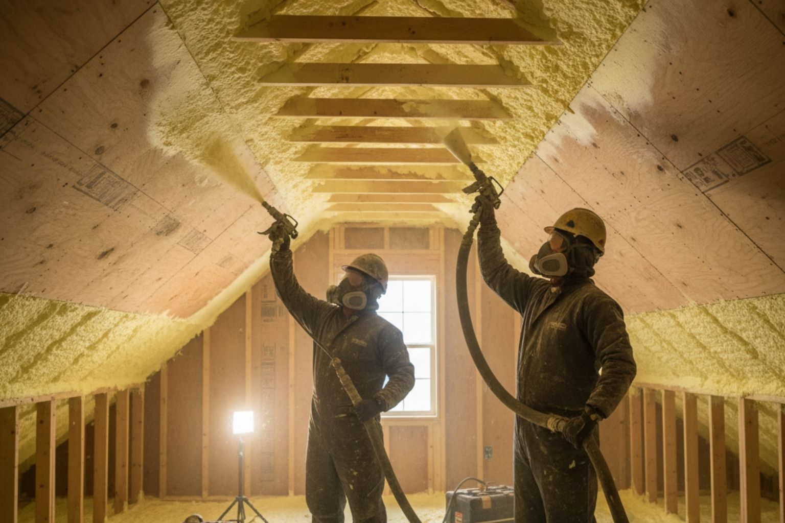 Whole Home Foam Installation in Fischer TX