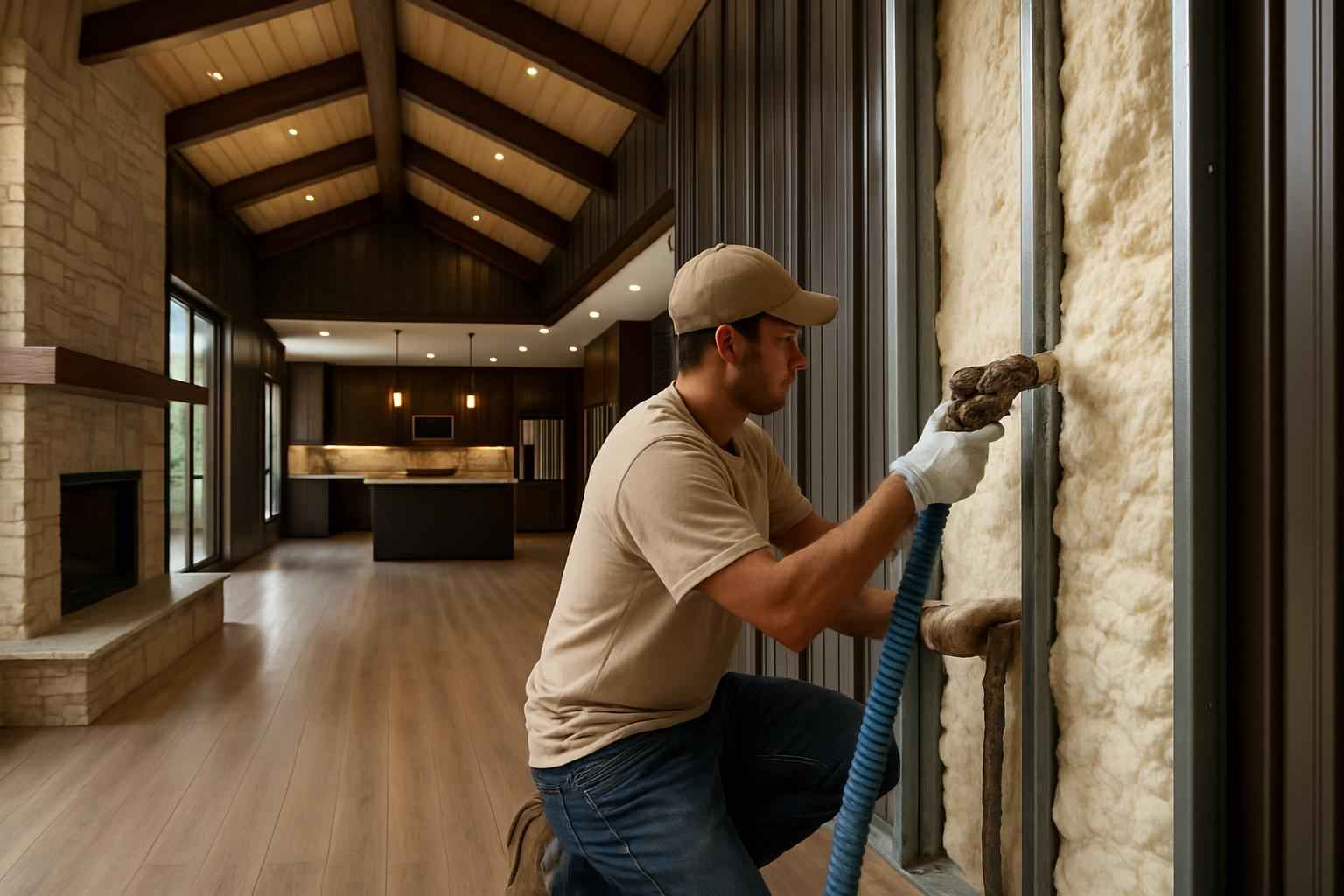 barndominium air seal service in cottonwood shores tx