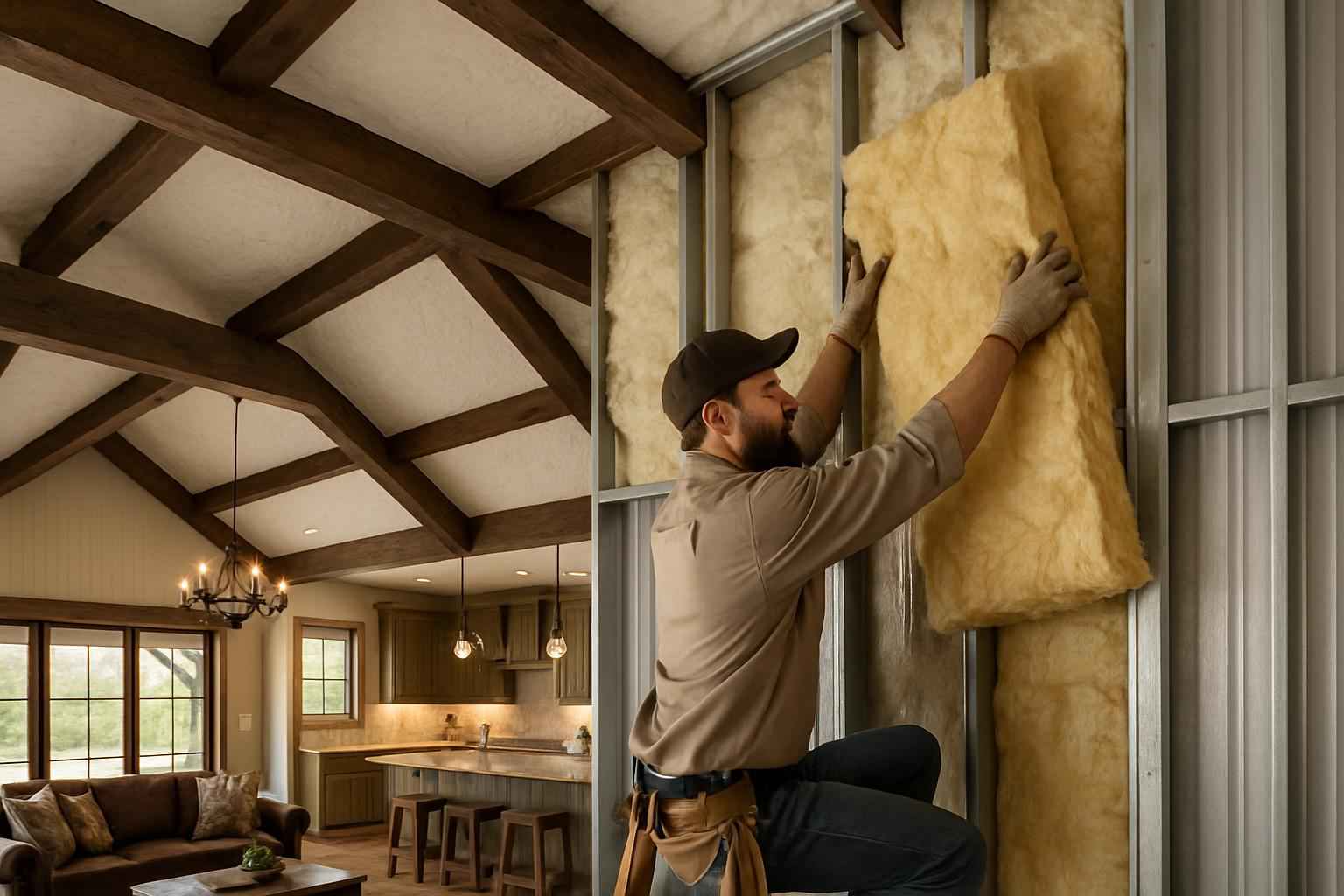 barndominium insulation repair in cottonwood shores tx