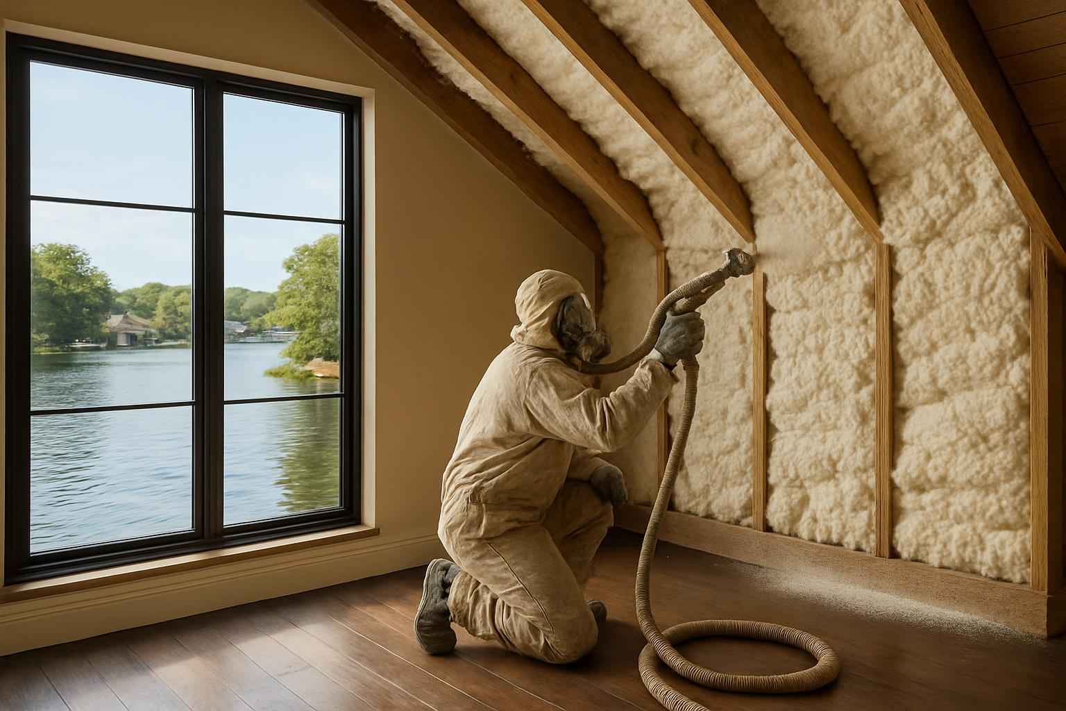 condensation control foam service in cottonwood shores tx