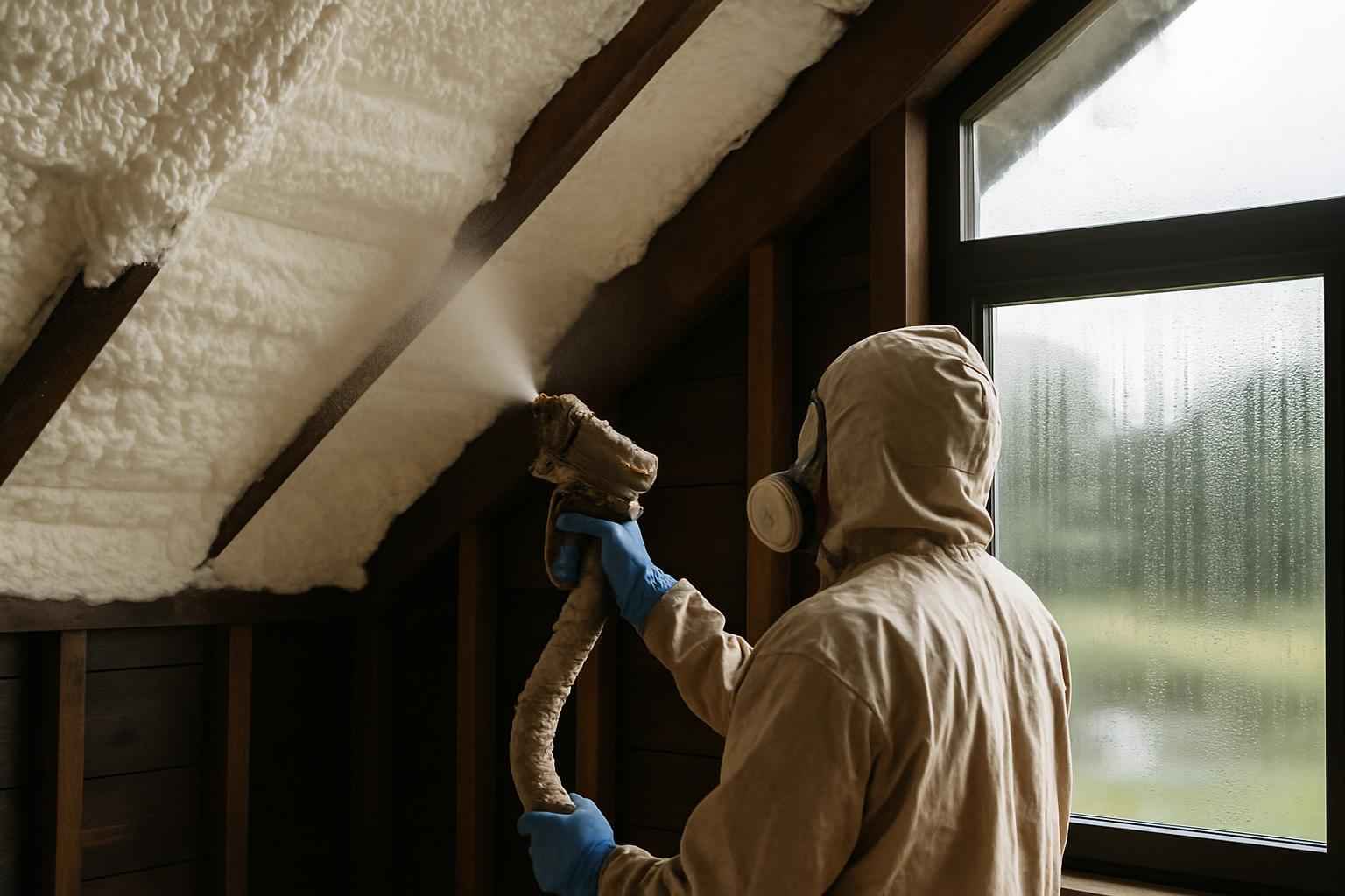 condensation control spray foam in cottonwood shores tx