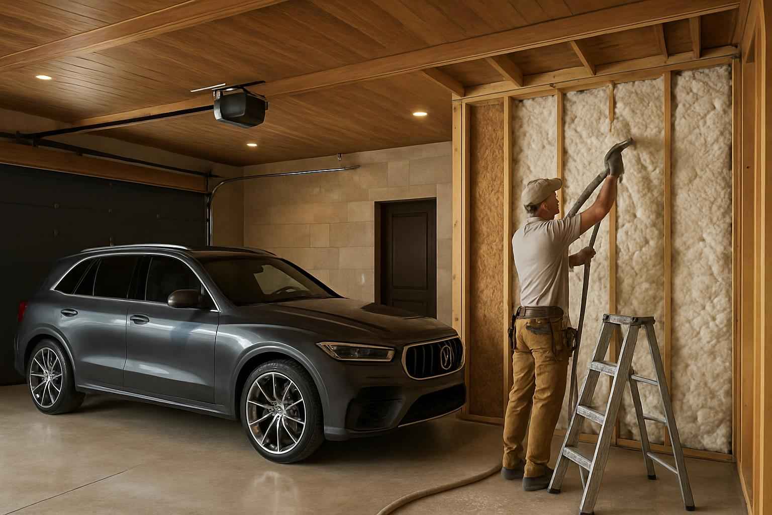 garage retrofit insulation in cottonwood shores tx