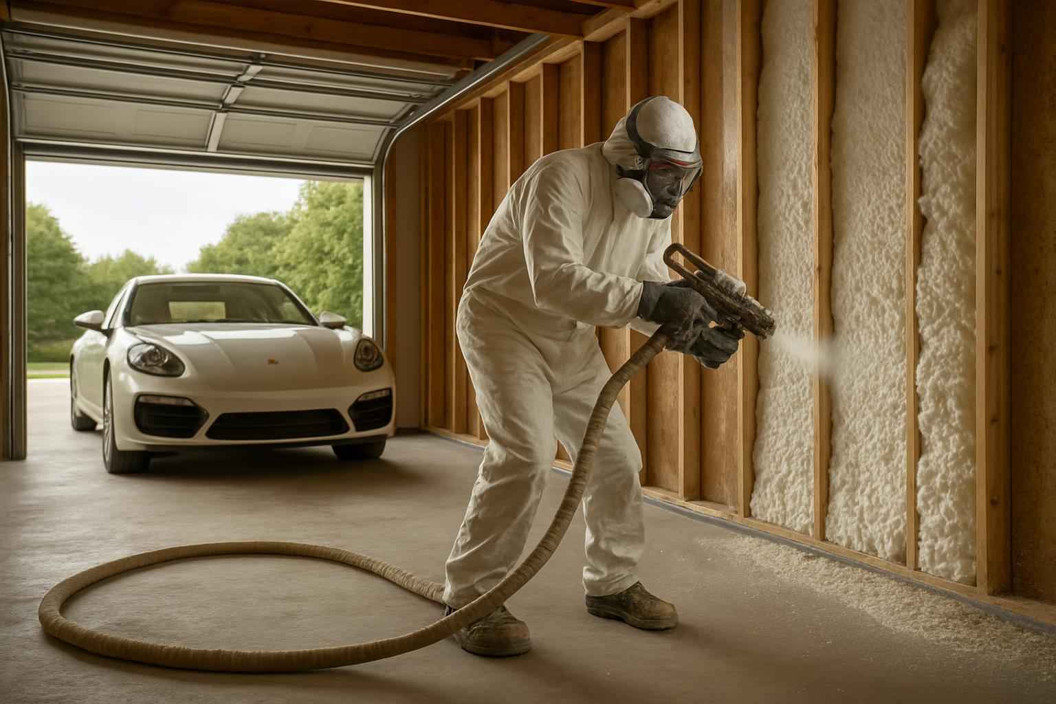 garage wall foam installer in cottonwood shores tx