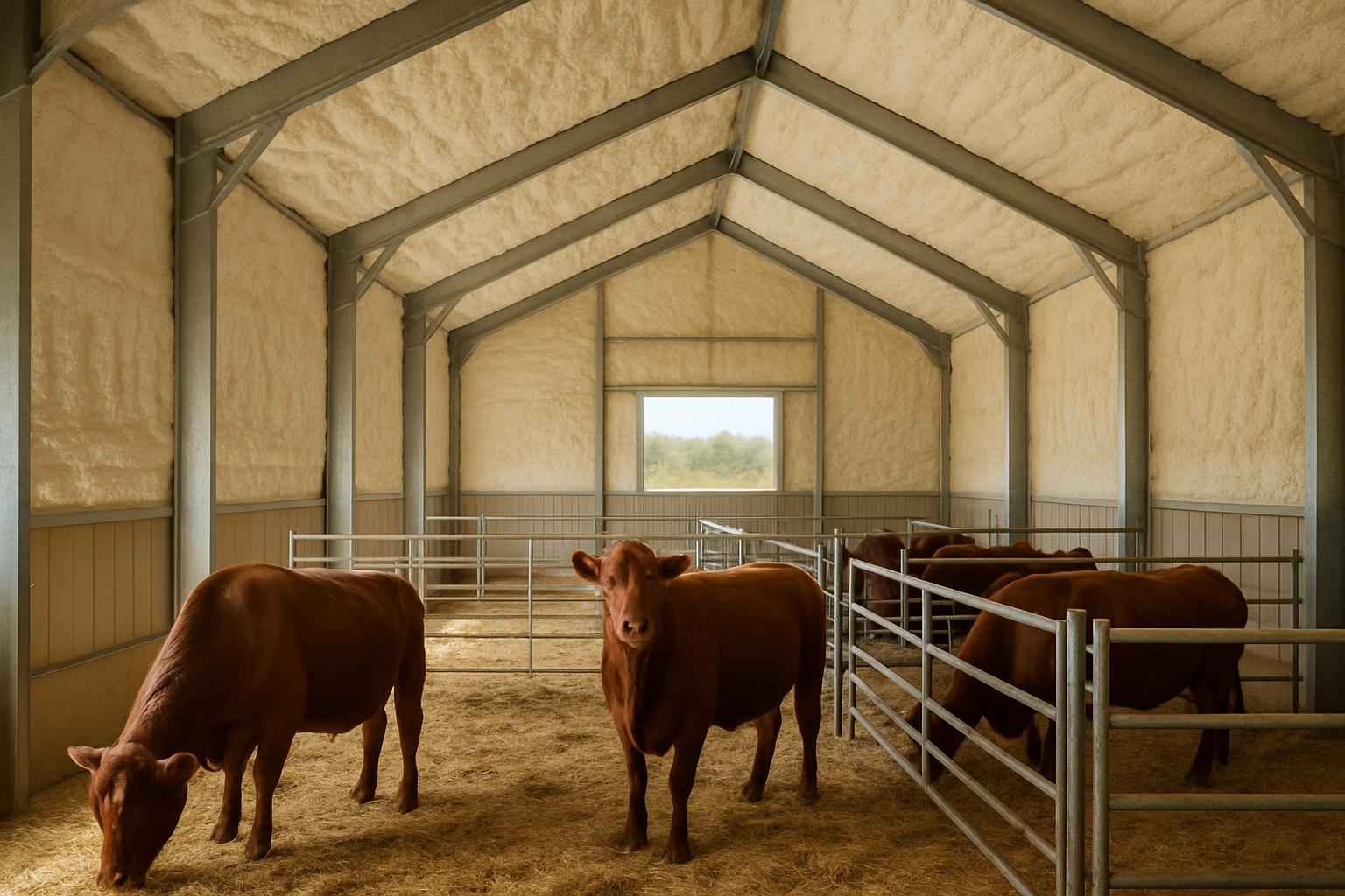 livestock barn insulation service in cottonwood shores tx