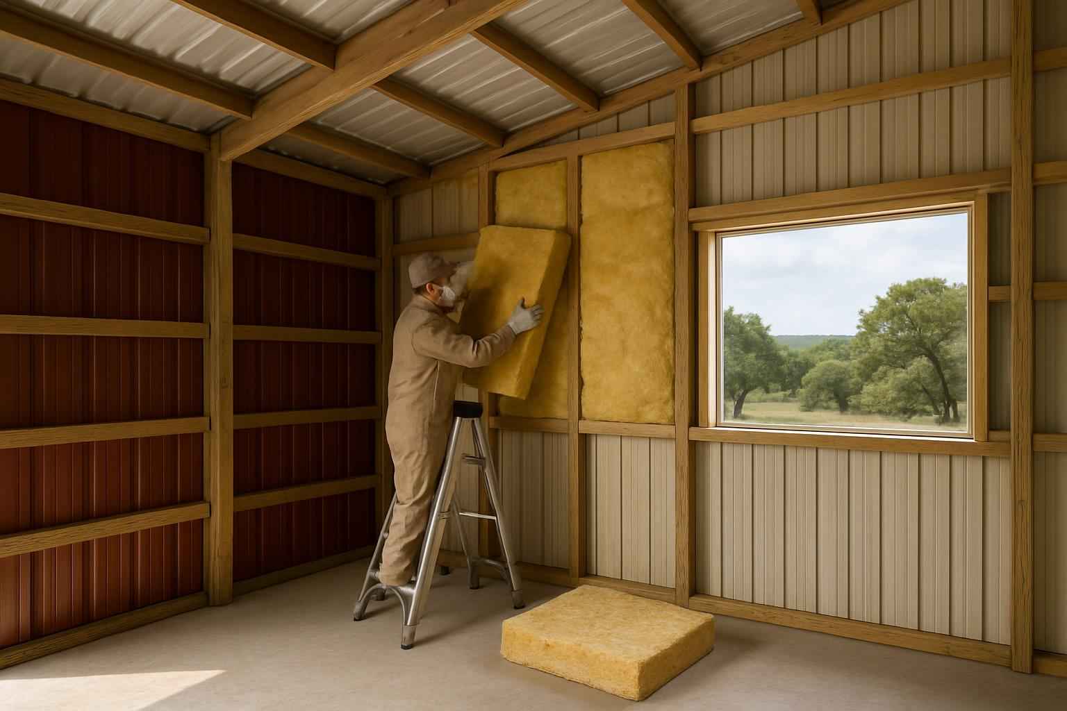 pole barn insulation company near me in cottonwood shores tx