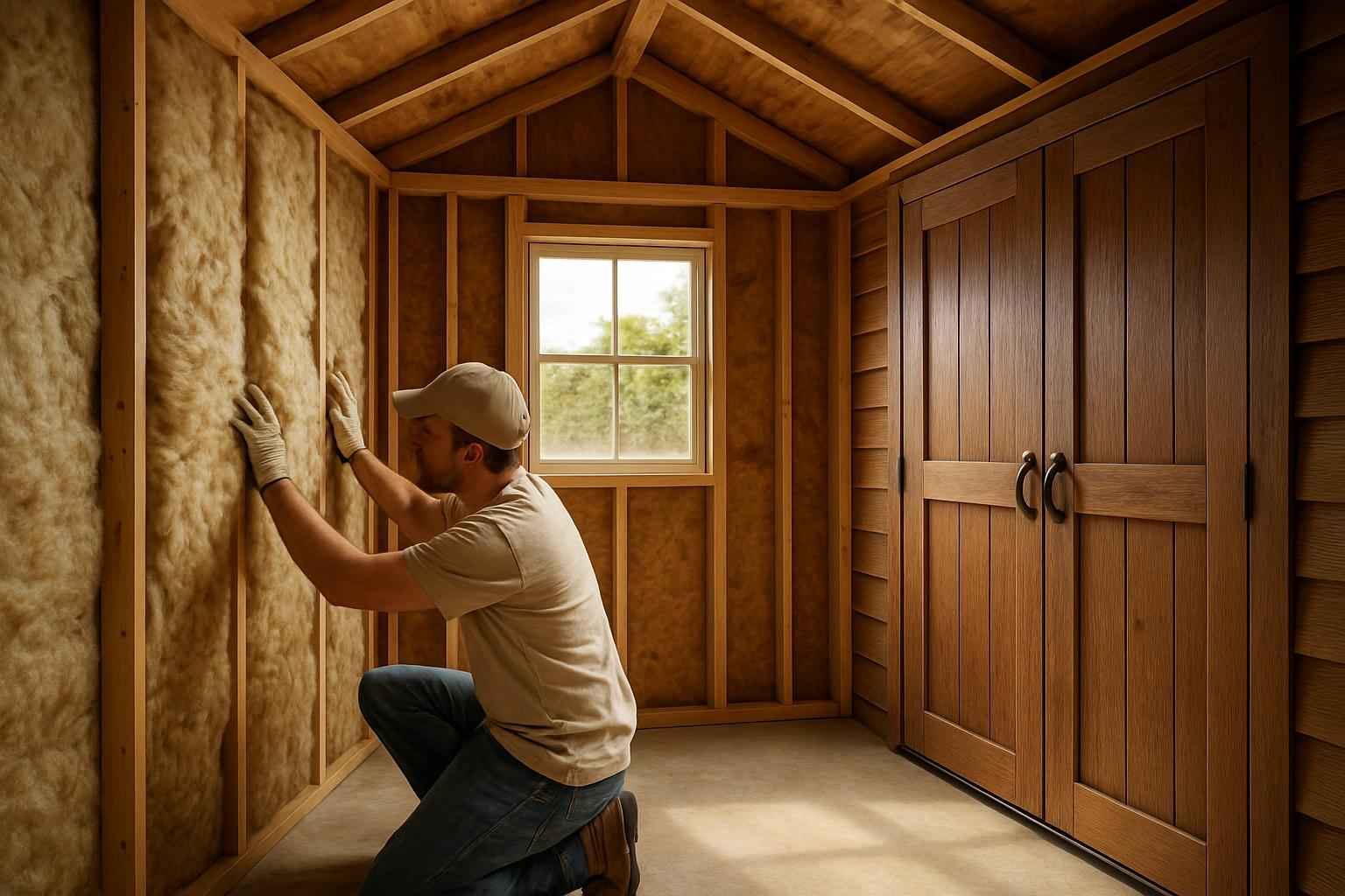 shed insulation repair in cottonwood shores tx