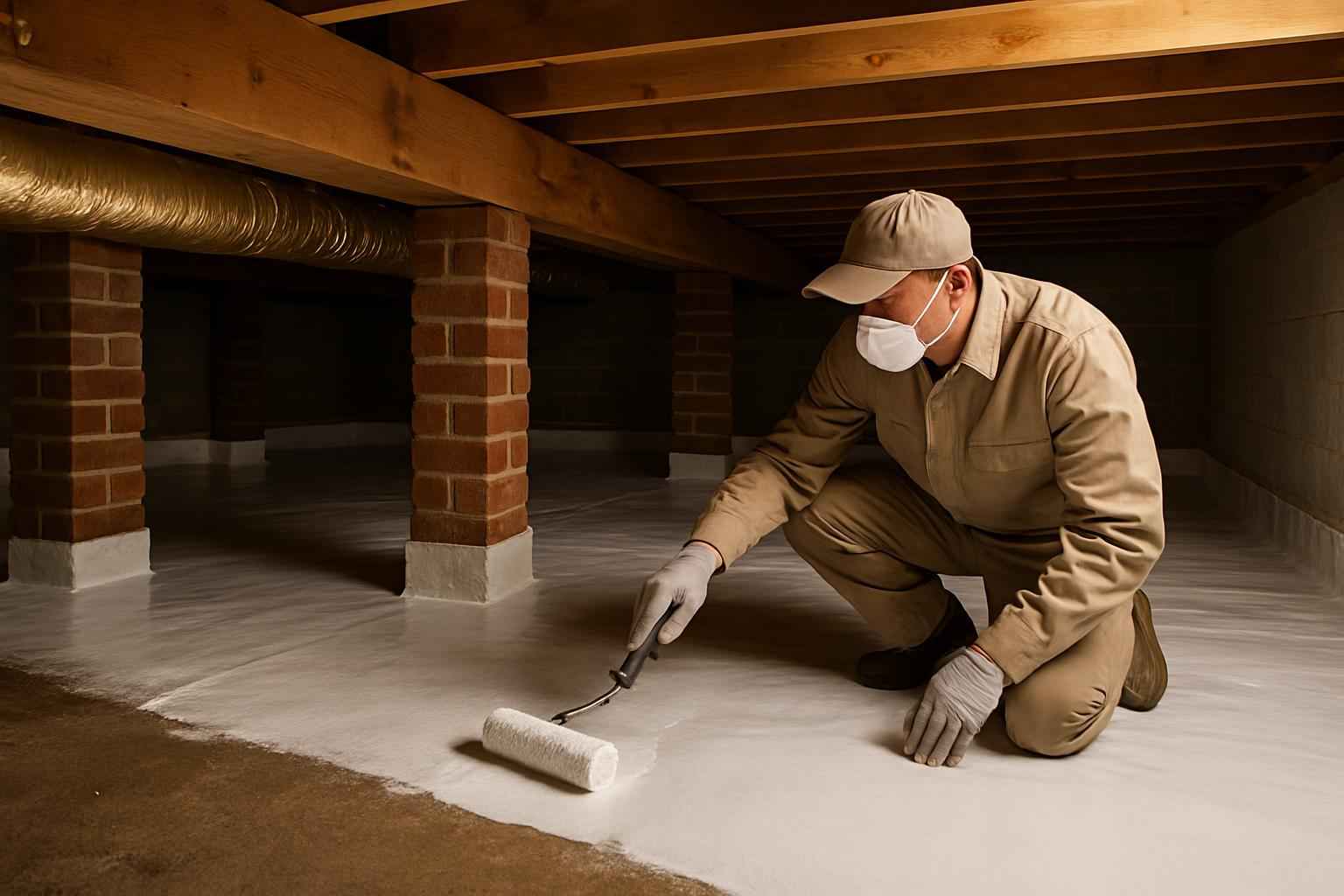 Vapor Barrier Coating Service in Cottonwood Shores TX